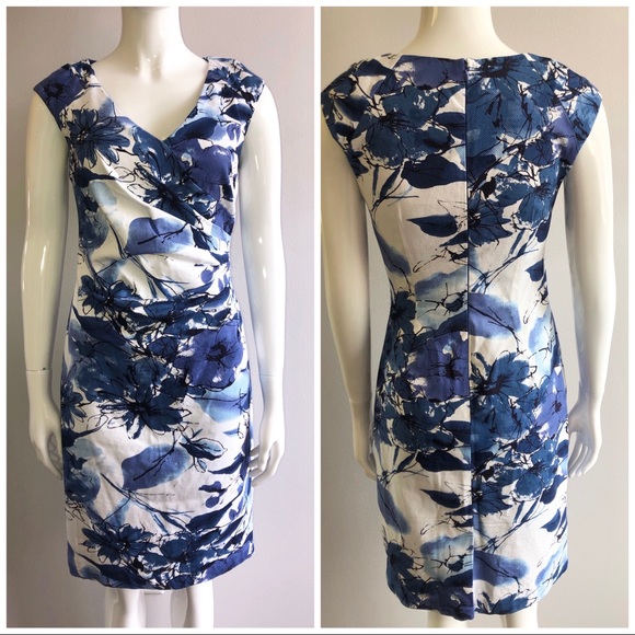 Saks Fifth Avenue Black Label Dresses & Skirts - NWOT Blue Pencil Midi Dress Sahs Fifth Avenue